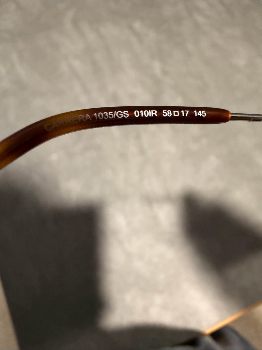 NWOT Carrera Unisex Hexagon 1035/GS Sunglasses in Titanium 58 17 145 - Picture 2 of 13